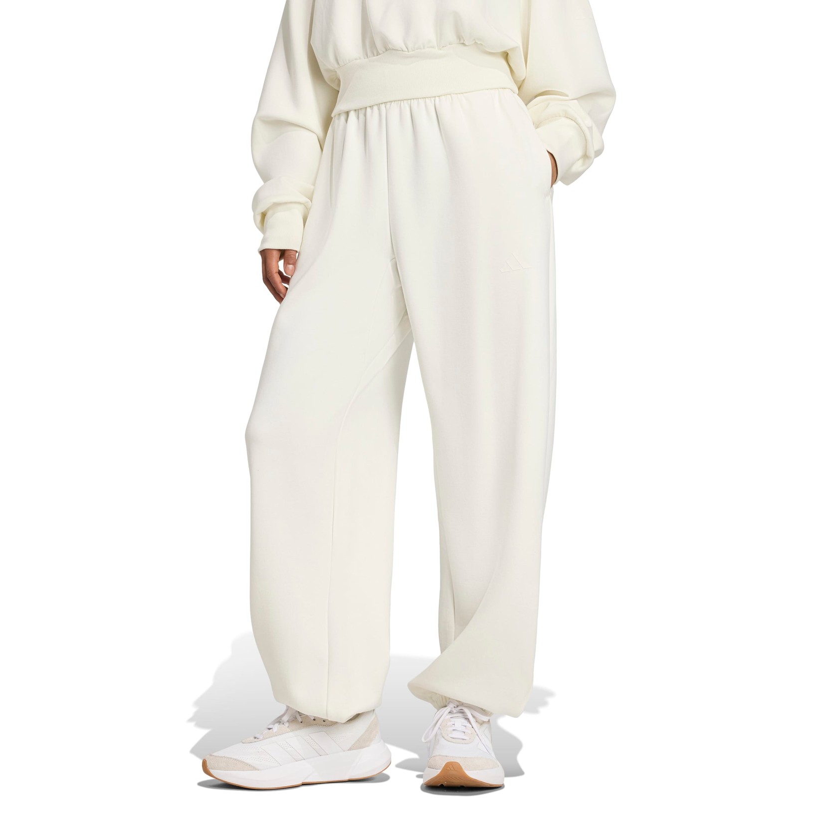 Женски тренерки Adidas W All Szn Sl Pt JV9896, бели