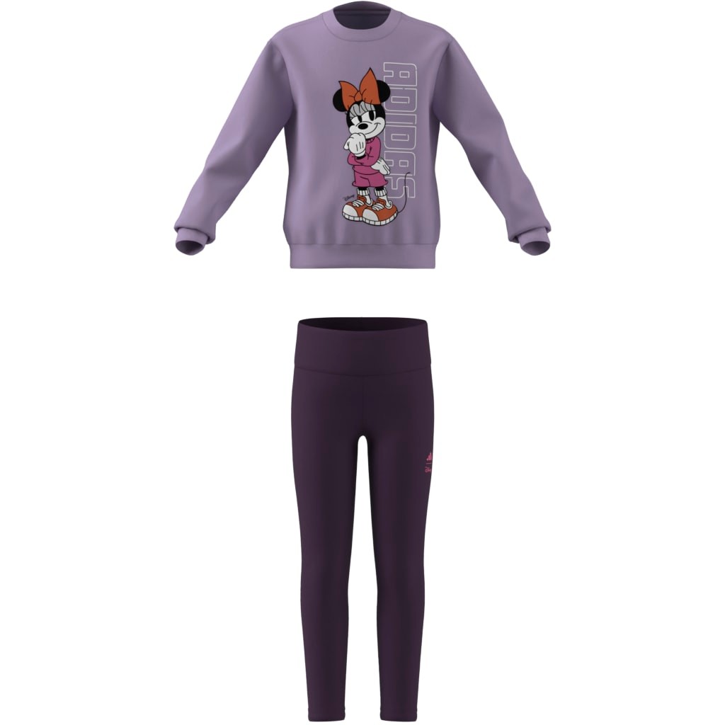 Adidas Комплет за девојчиња Lg Dy Mi Jog, KB7314, Виолетови