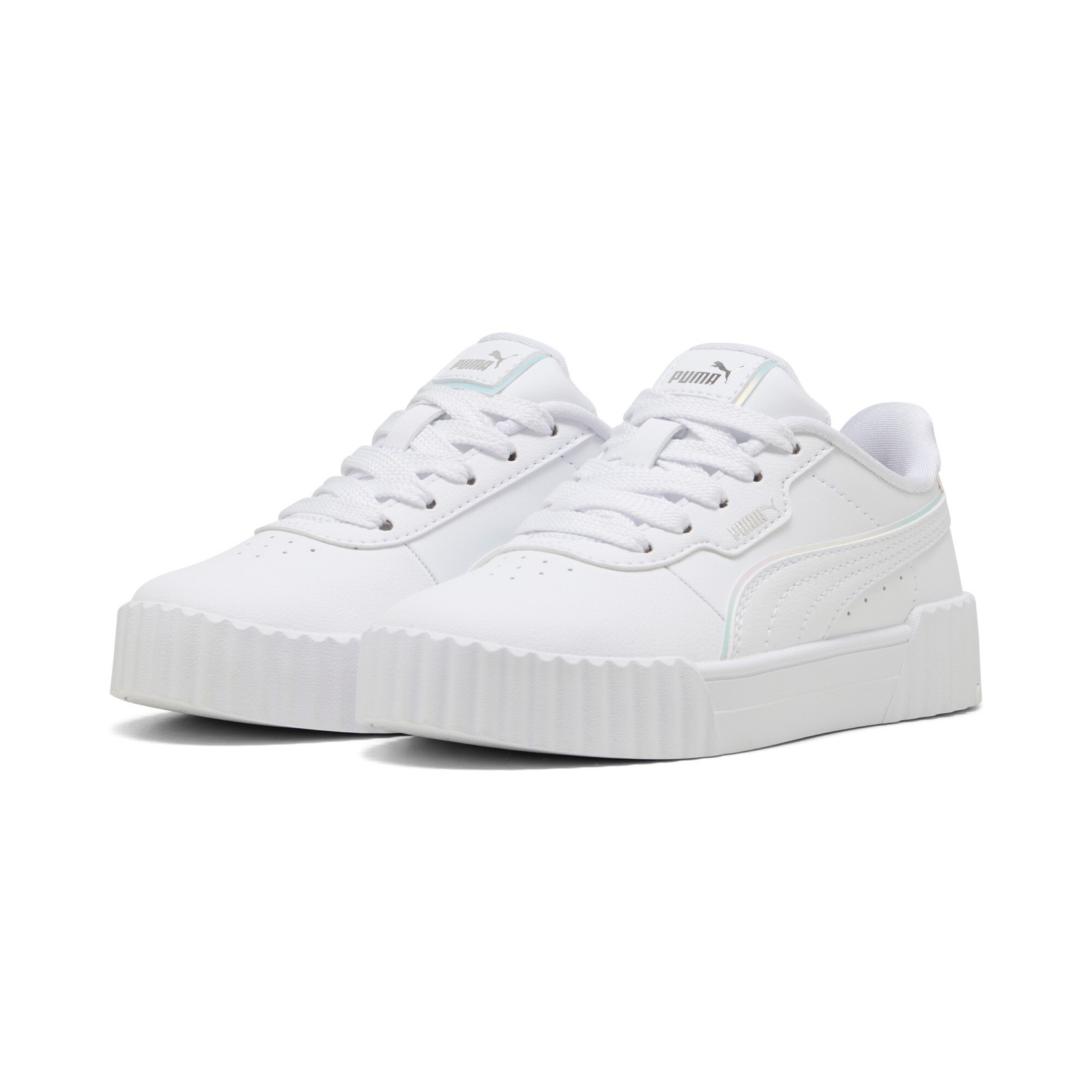 PUMA Патики за девојчиња Carina 3.0 Holo 2.0 PS, 402281-01, бели