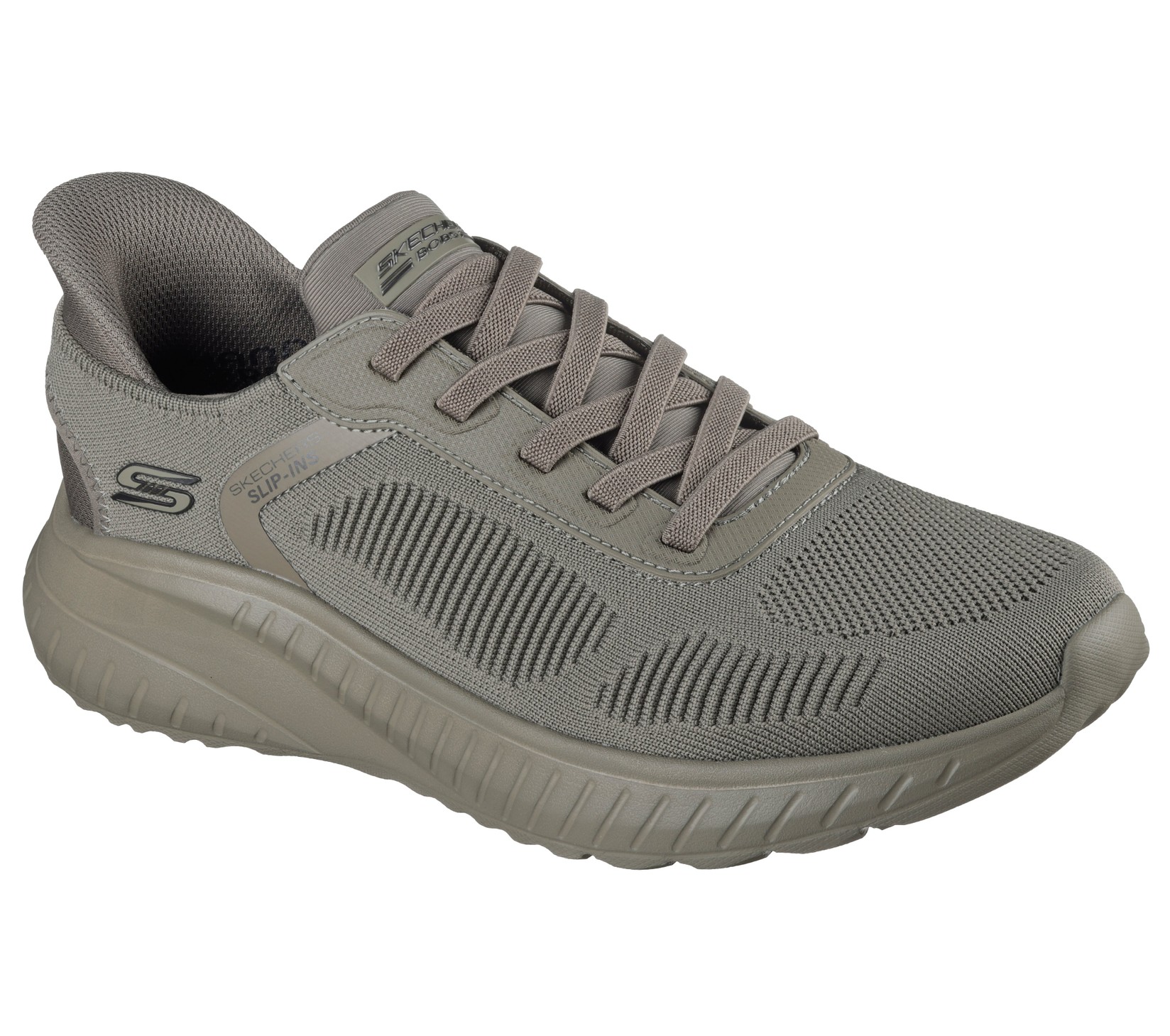 Skechers Машки патики Bob Squad Chaos - Solid Step, 118312-OLV, маслинести
