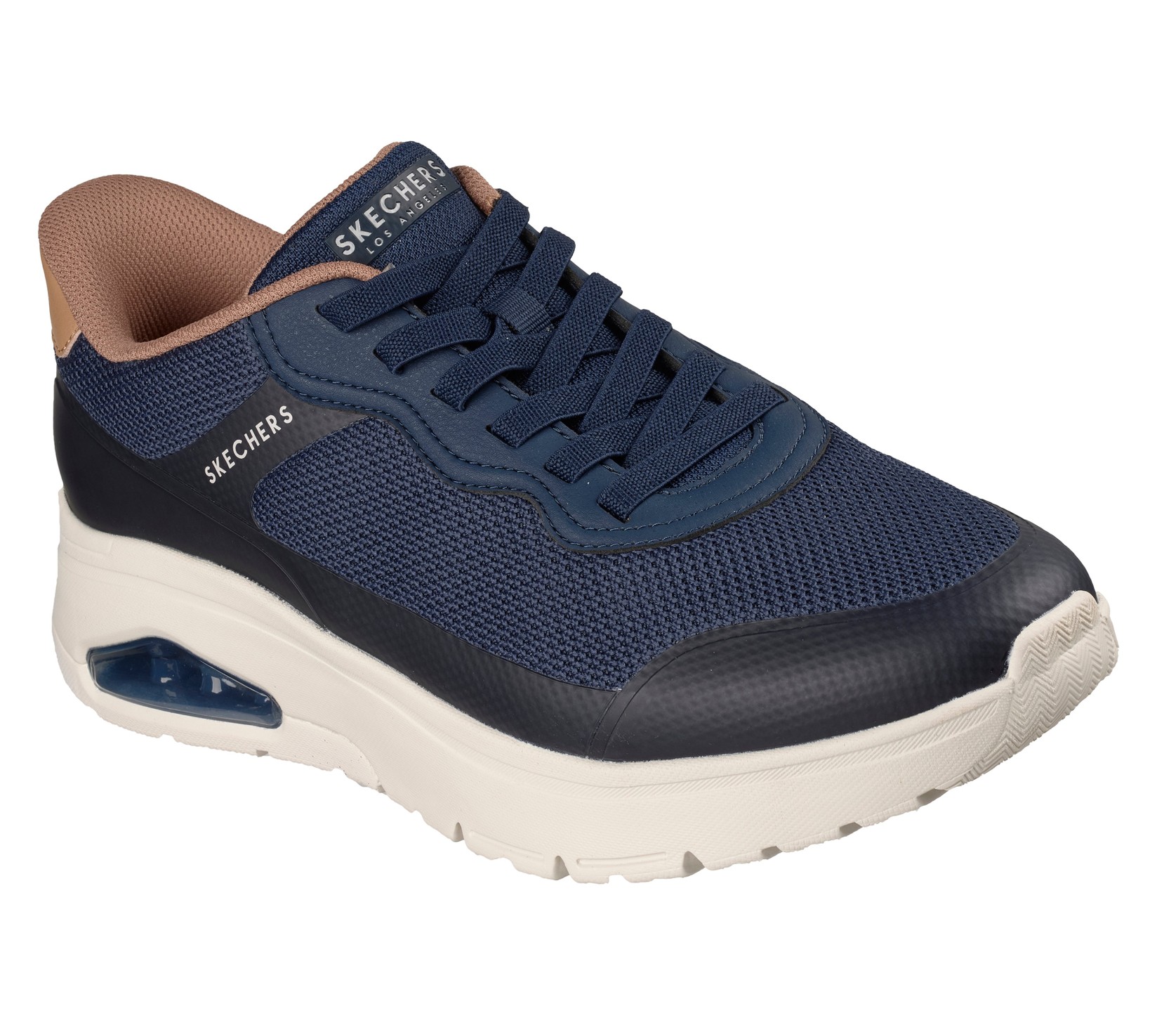 Skechers машки патики Uno Flex - Step N Knit, 183313-NVY, темно сини