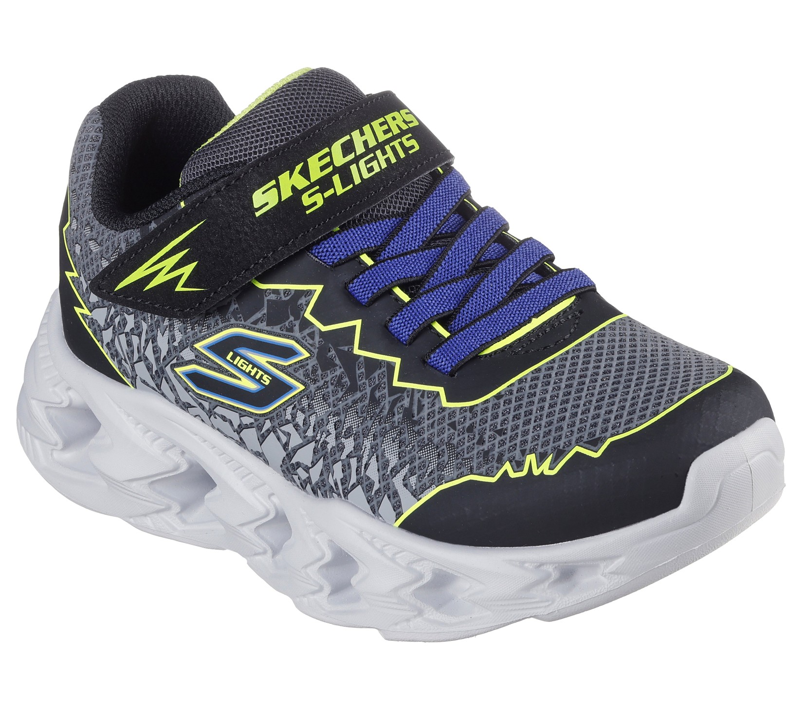 SKECHERS Патики за момчиња VORTEX 2.0, Црно-Сиви