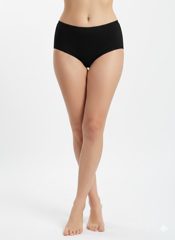 LADYM Памучни килоти црни