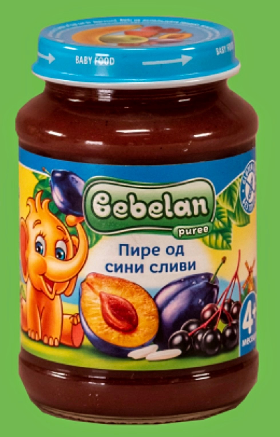 BEBELAN Каша 190г , Слива, 4+