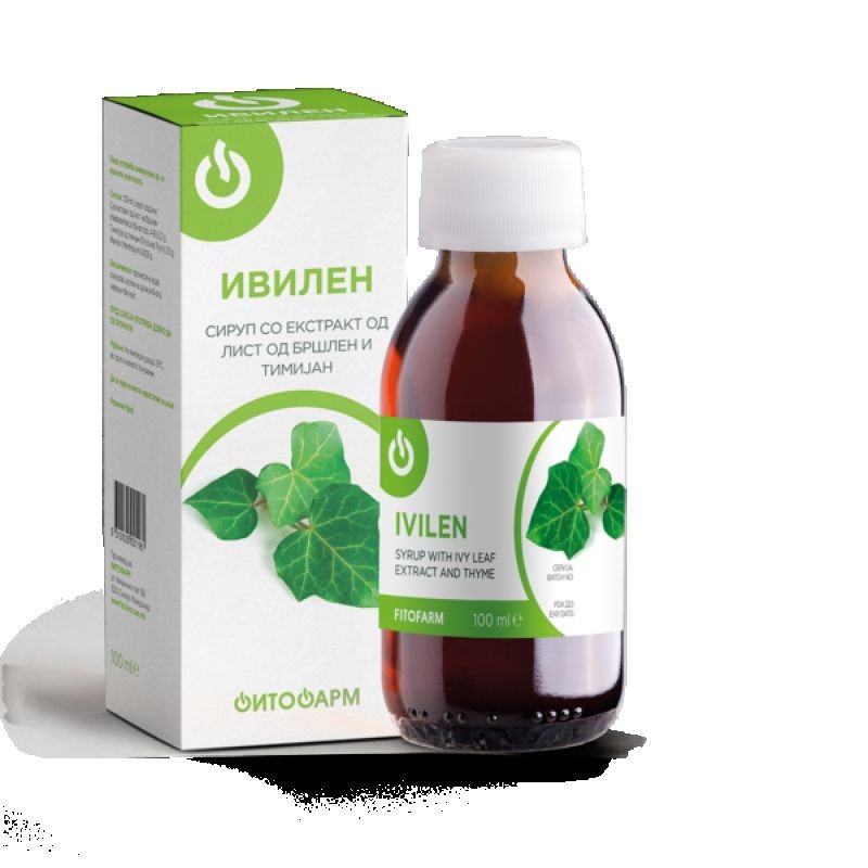 Fitofarm Ivilen Сируп Со Екстракт од Лисја од Бршлен И Мајчина Душица 100Ml