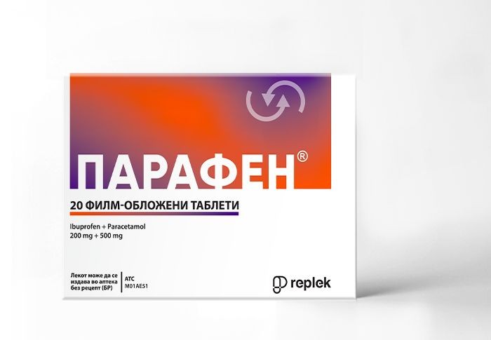 ReplekFarm Parafen Таблети, 20 Таблети