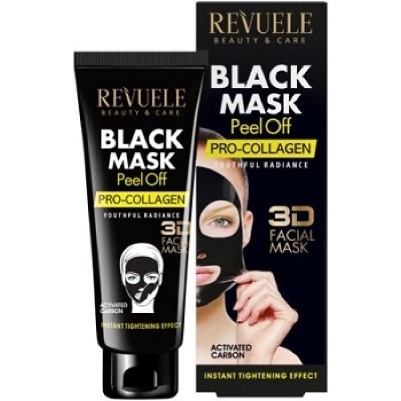 REVUELE Revuele Black Mask Peel Off Pro-Collagen Маска за Лице