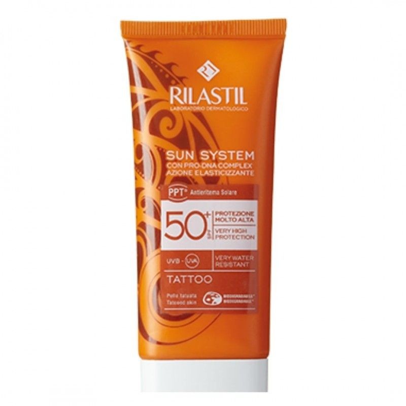 RILASTIL Rilastil Sun System Spf50+ Tattoo Крема за Сончање Со Про-Дна Комплекс 75Ml