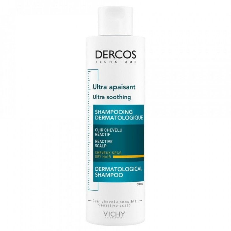 VICHY Vichy Dercos Ultra Soothing Шампон за Чувствителен Скалп за Нормална до Масна Коса 200Ml