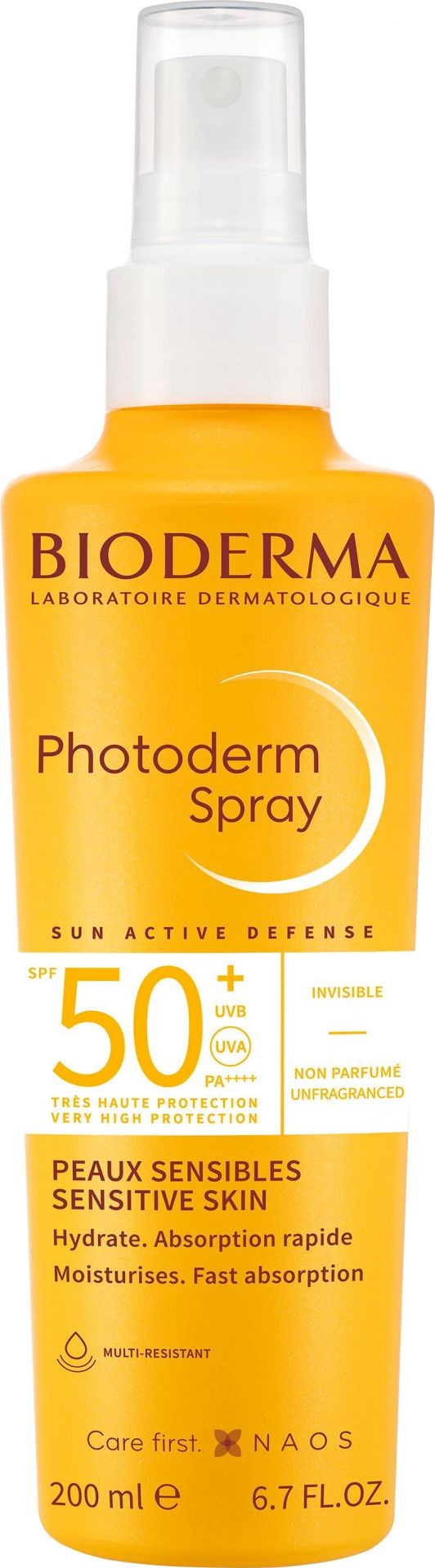 BIODERMA Bioderma Photoderm Spf50+ Спреј Со Многу Висока Заштита на Сонце за Лице И Тело 200Ml