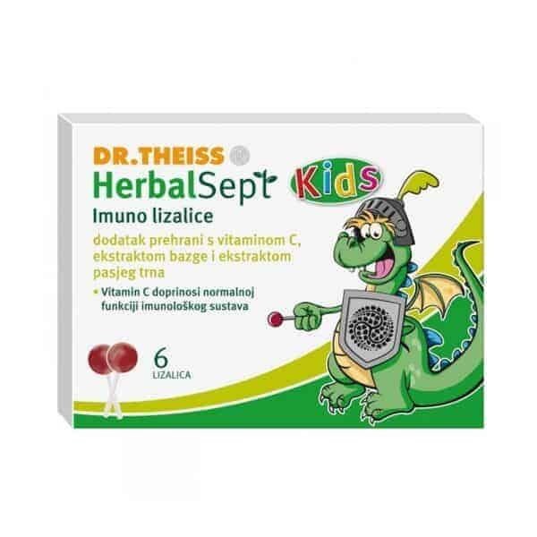 Dr.Theiss Herbal Sept Kids Immun Лижавчиња, 6 Лижавчиња