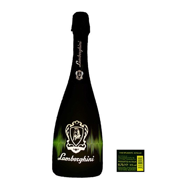 LAMBORGHINI Вино Tenute extra dry-lightning bottle prosecco doc, 0.75L