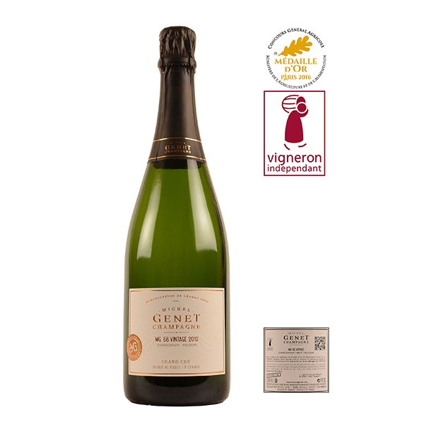 MICHEL GENET Вино millesime grand cru-vintage (grand reserve) 0.75L - blanc