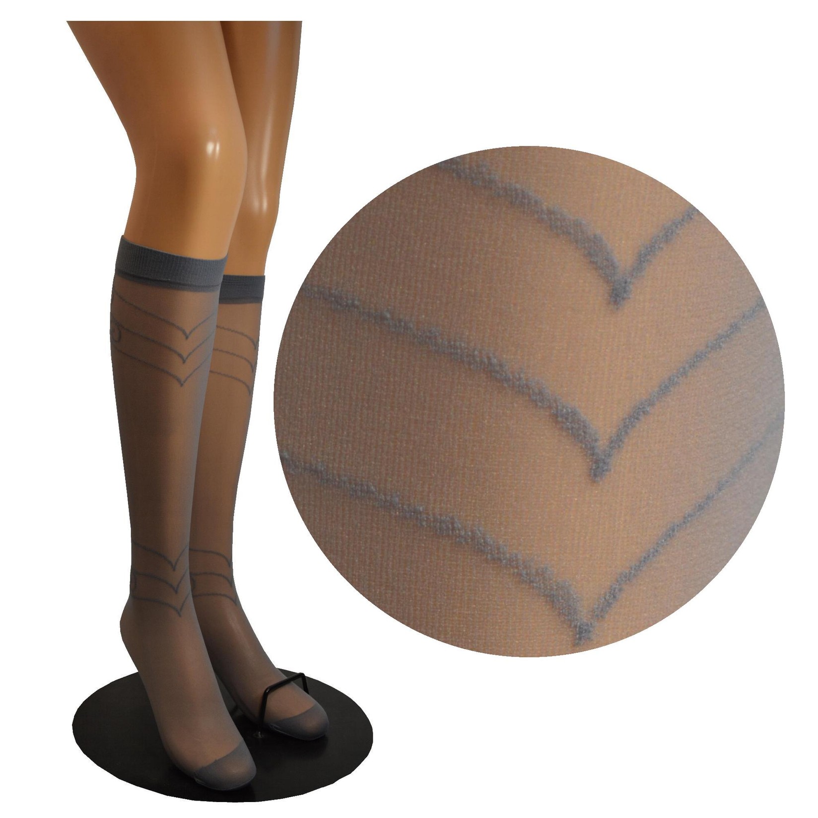 ARAI Женски Дезенирани Доколенки Дани