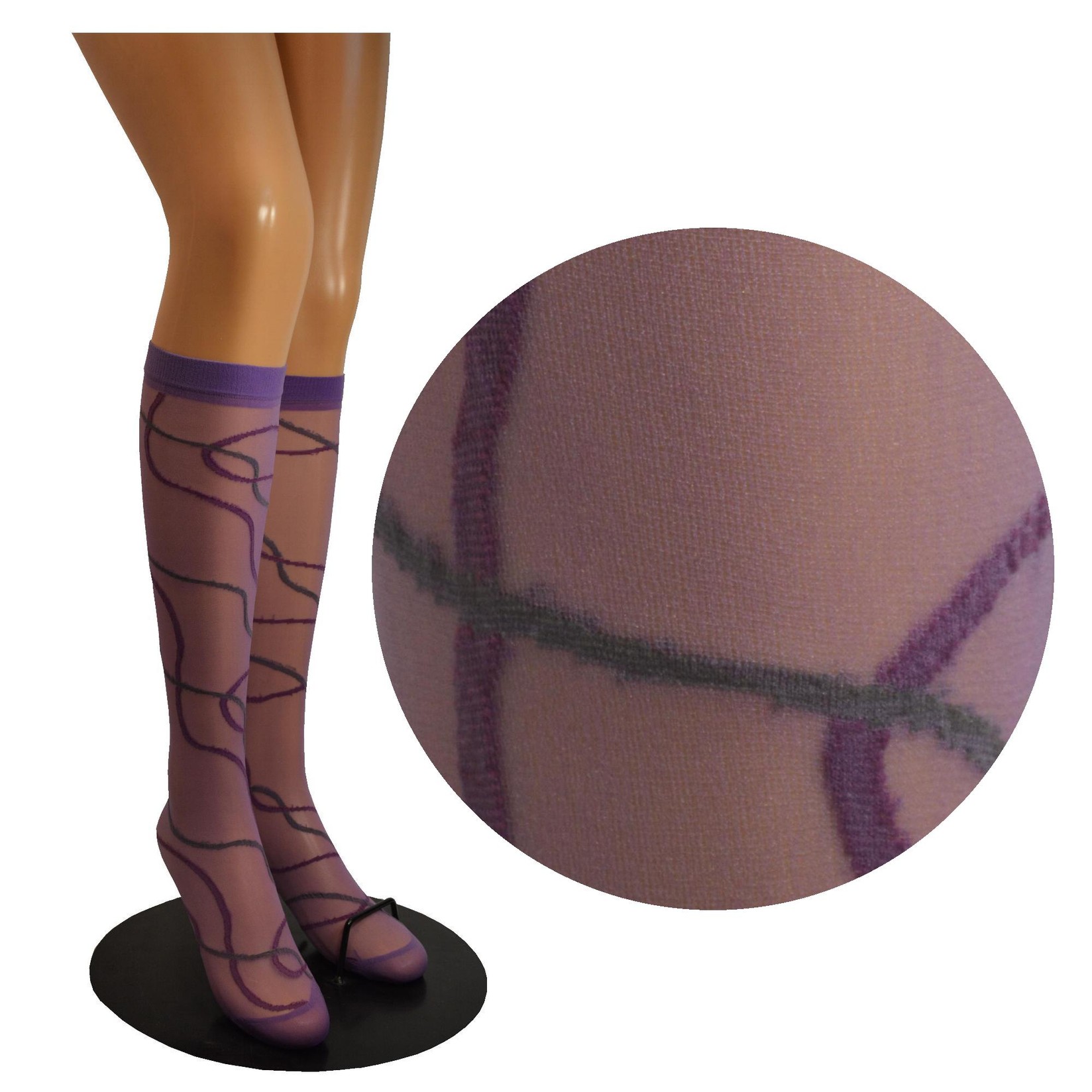 ARAI Женски Дезенирани Доколенки Дани