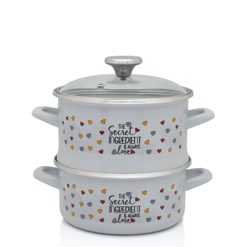 METALAC Тенџере за готвење на пареа 18(1#) Set(2/1) (377422) Secret Ingredient Dek 3406