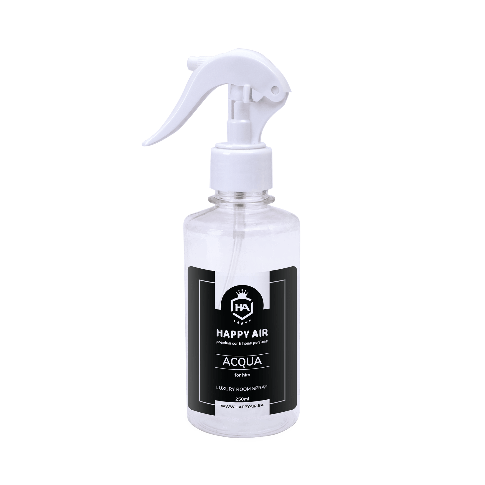 HAPPY AIR LUXURY Освежувач за простории250ml. ACQUA for HIM (Инспирирано од ACQUA DI GIO ARMANI)