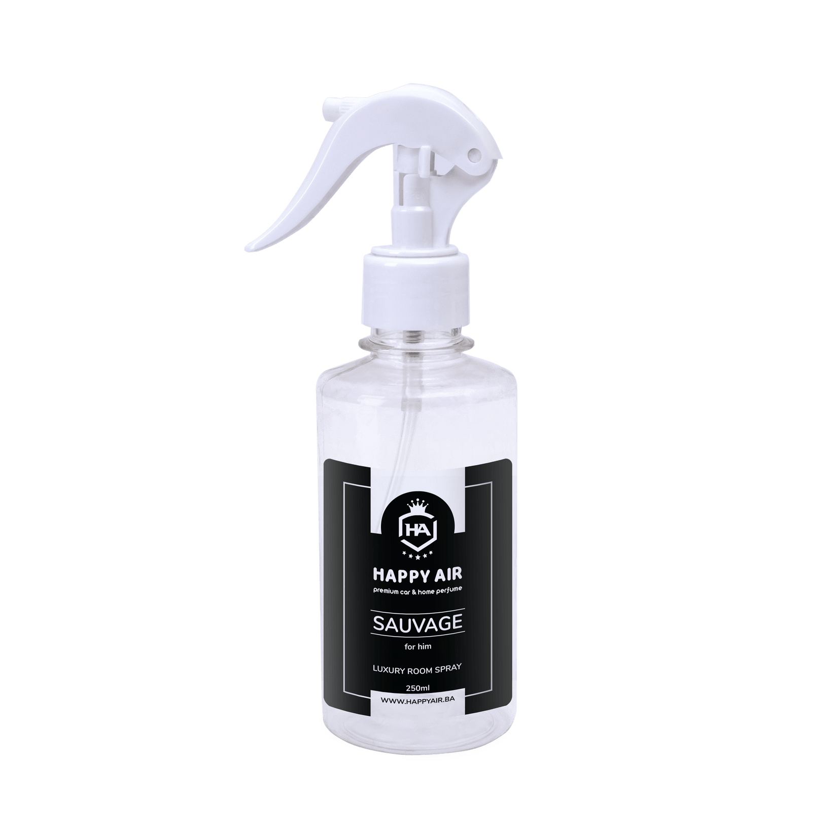 HAPPY AIR LUXURY Освежувач за воздух 250ml. SOUVAGE for HIM (Инспирирано од SAUVAGE DIOR)