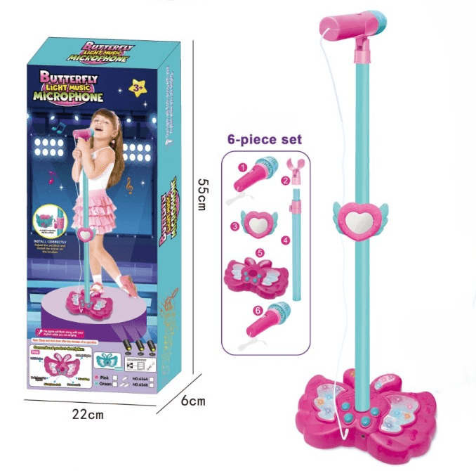 Микрофон со светлина и звук