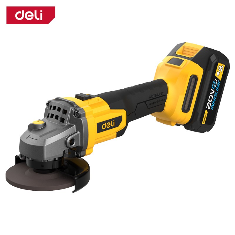 Батериска брусалица 115mm 4Ah*2 Deli