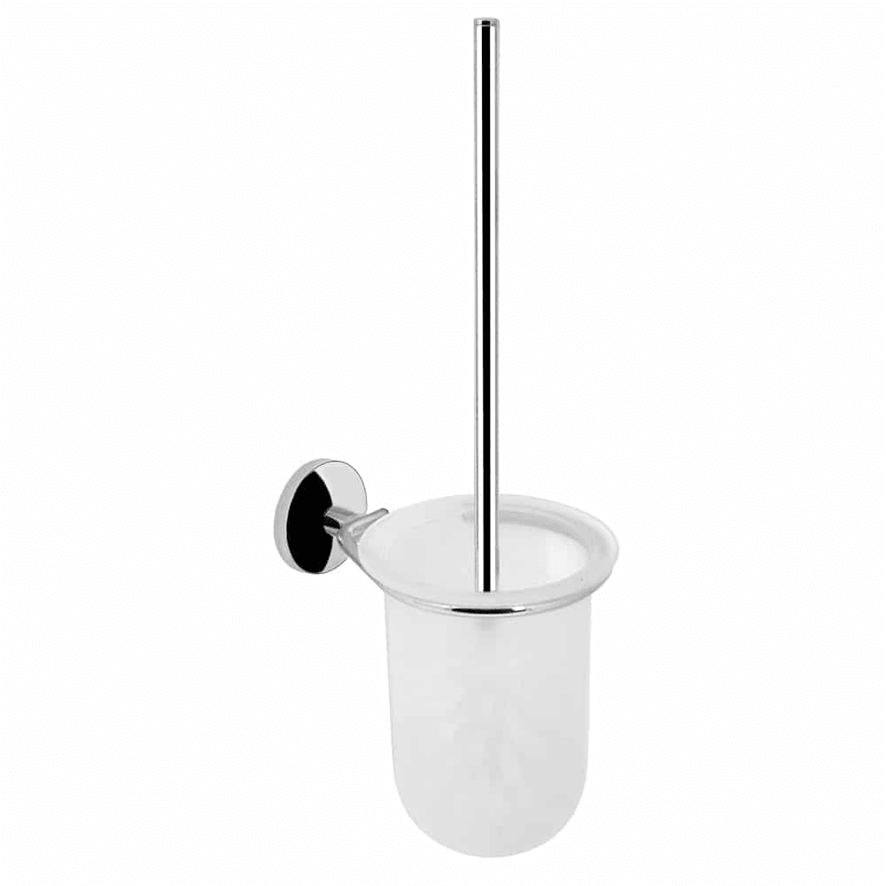 Aqua Form Четка За Вц Школка За На Зид Стакло, Колекција Алфа, Месинг Хромиран, 5701