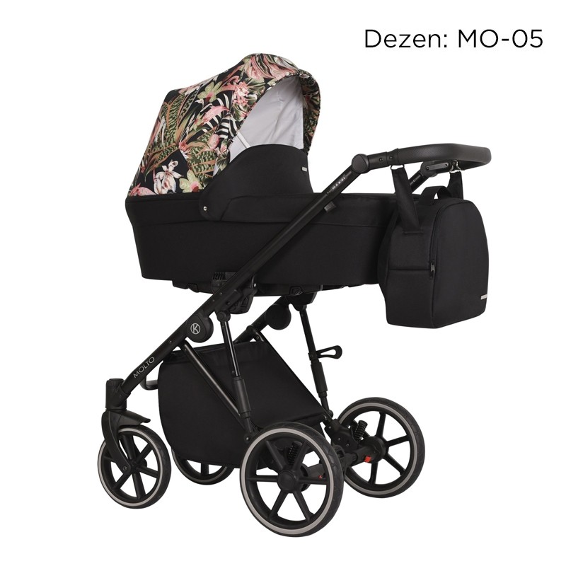 Kunert Количка Molto (3 in 1) црн рам dezen MO-05