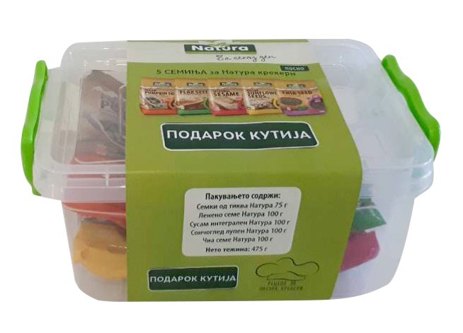 Natura 5 семиња за Натура крекери