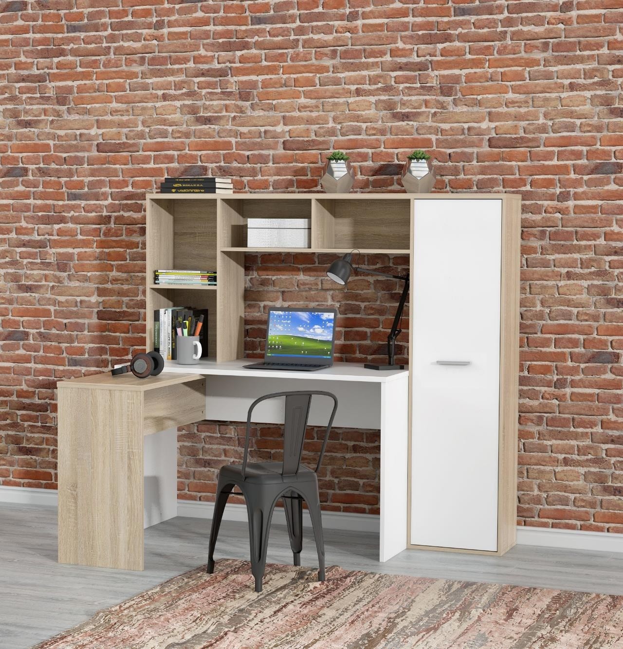 МЕБЕЛ-ВИ Биро Ериаду големо даб