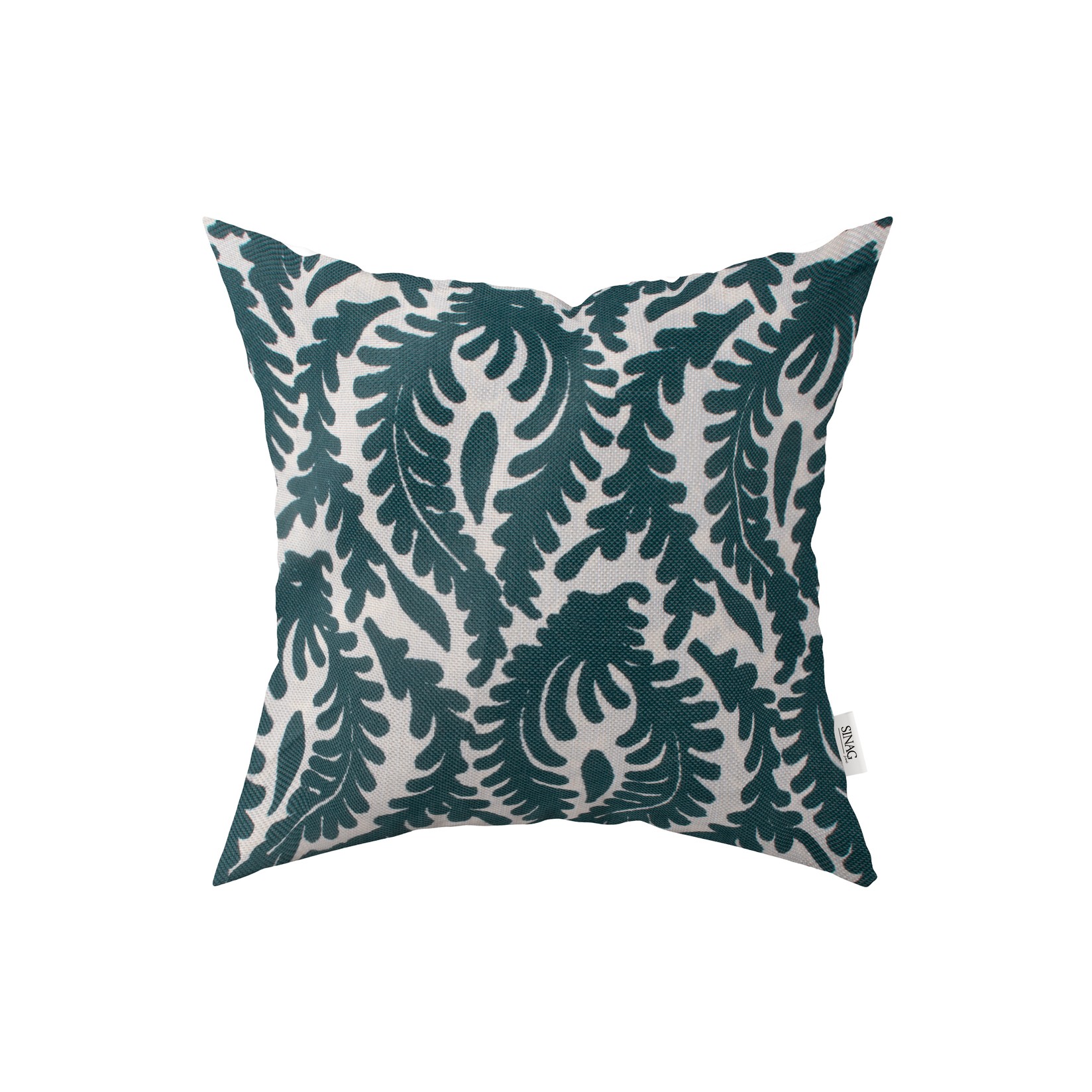 SINAG HOME Декоративна перница зелени листови 45х45