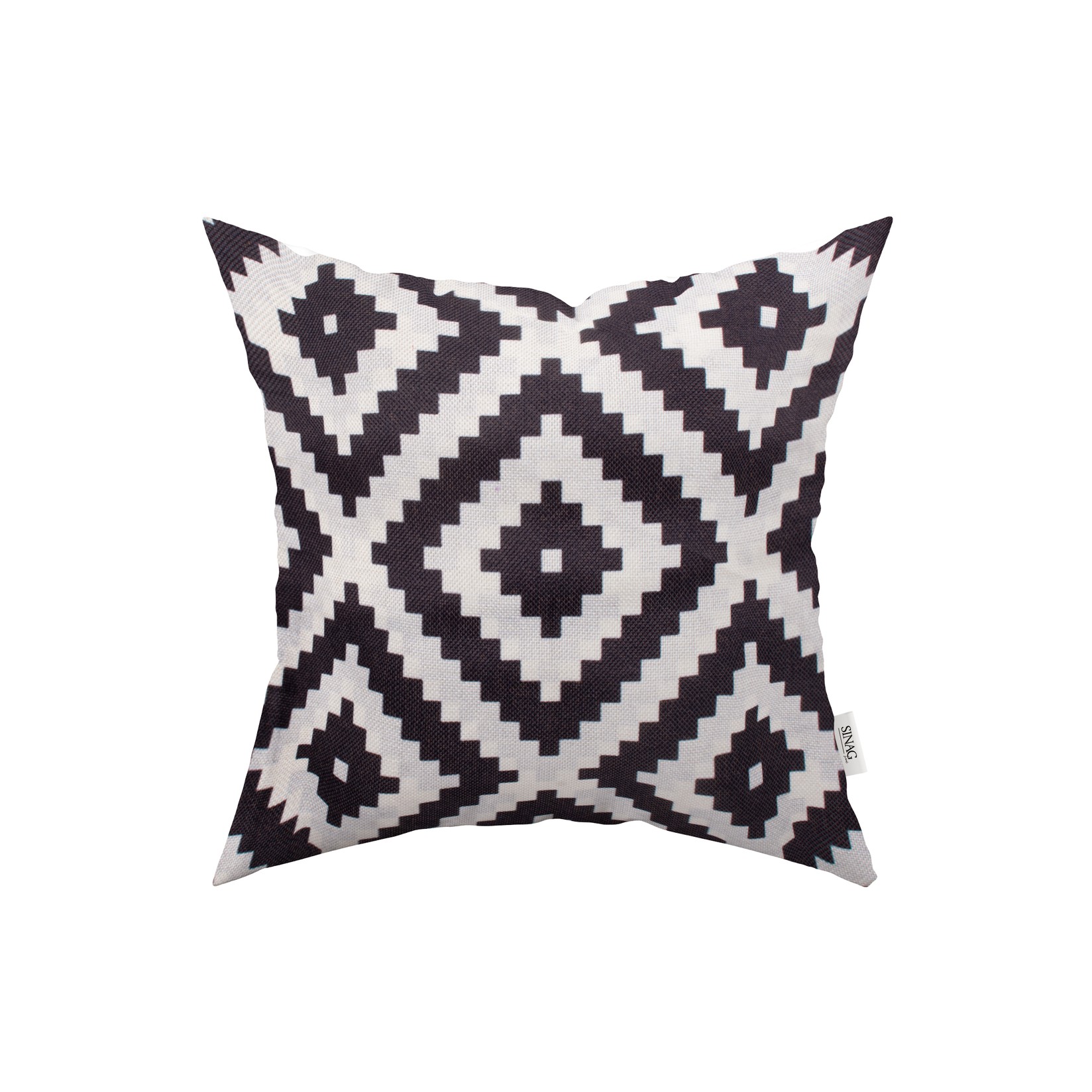 SINAG HOME Декоративна перница црно бело 45х45