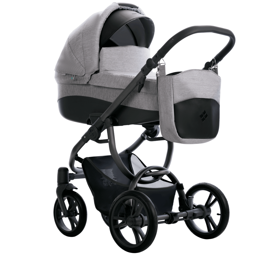 BEBETTO Количка 2-во-1 HOLLAND NEW сив рам дезен 11