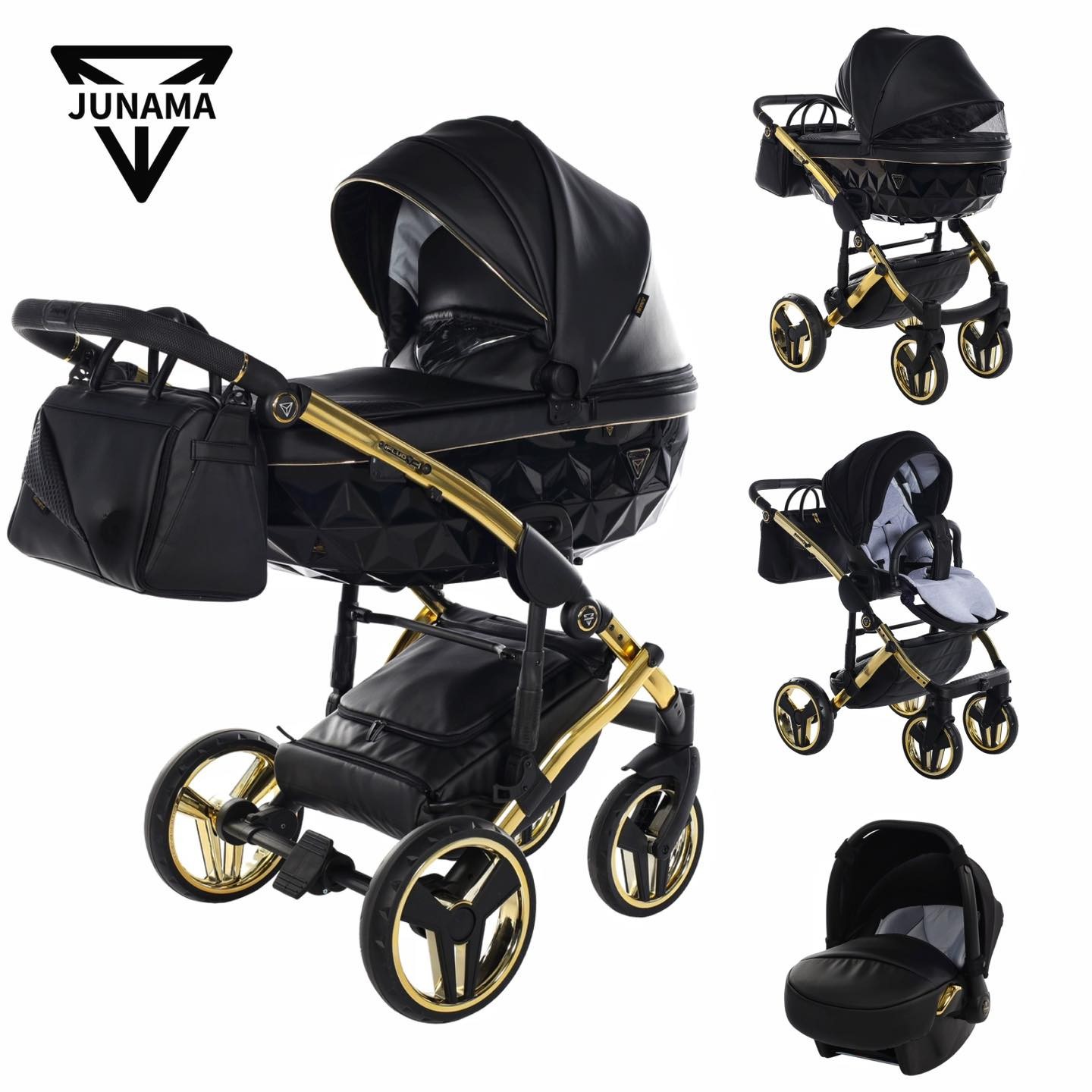 JUNAMA Количка 3-во-1 Fluo Line V2 дезен 04