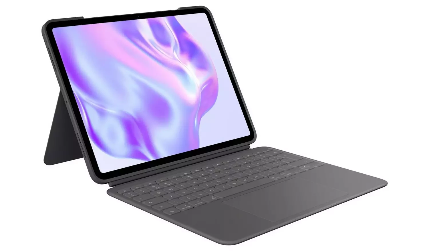 Logitech Отстранлива Футрола со Тастатура и Тачпед за iPad Pro Combo Touch 12.9-inch (5th and 6th gen) - Сива - UK