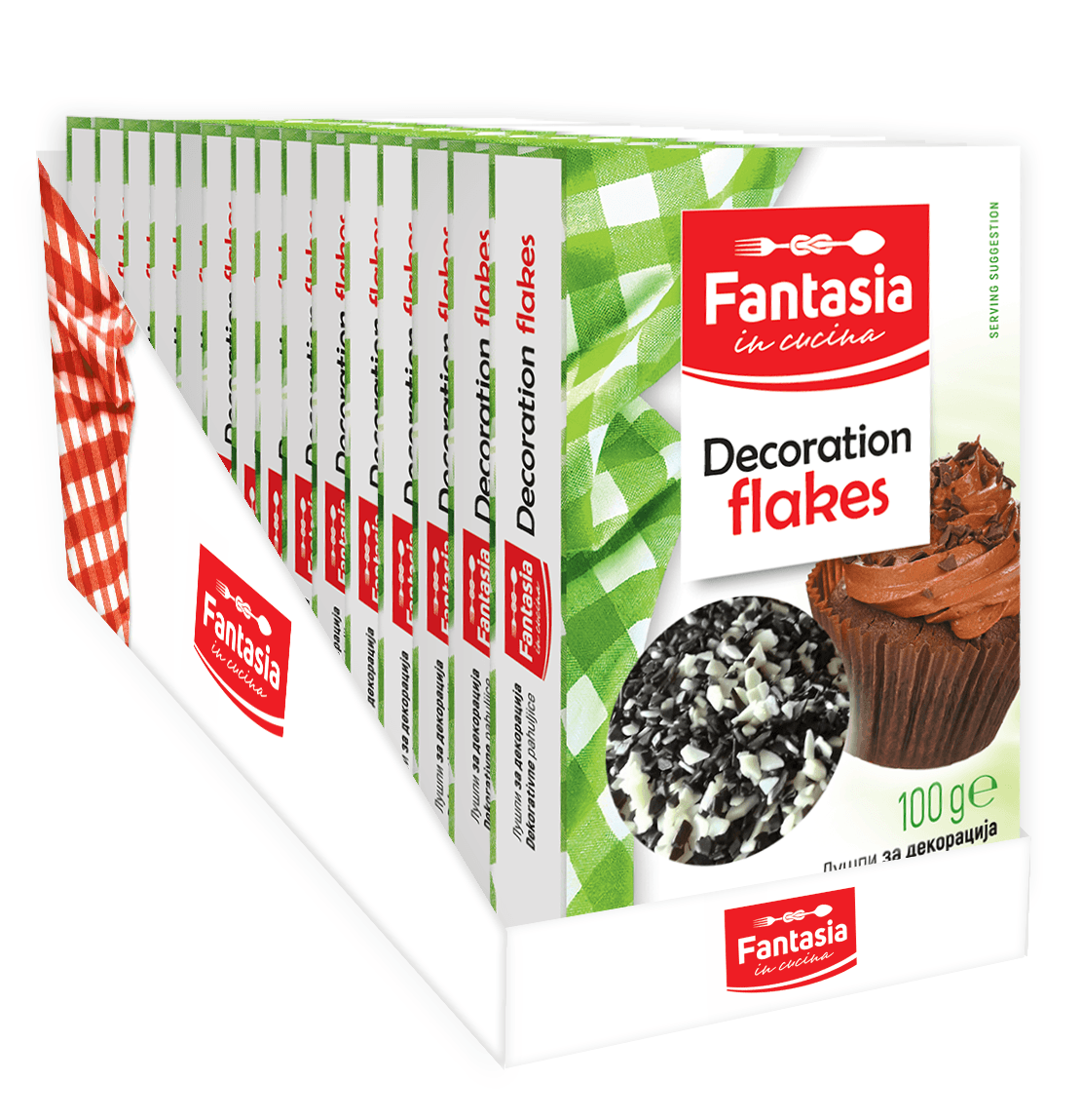 Fantasia Лушпи за декорација 100g,1x15,  Дисплеј