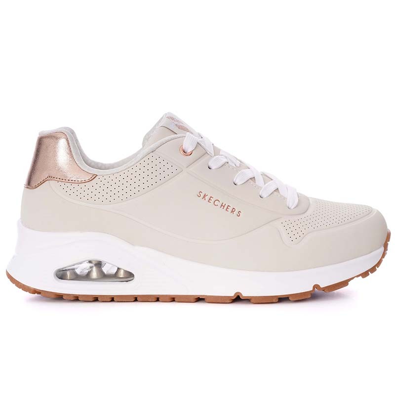 SKECHERS Патики за девојчиња Uno Gen1, Крем