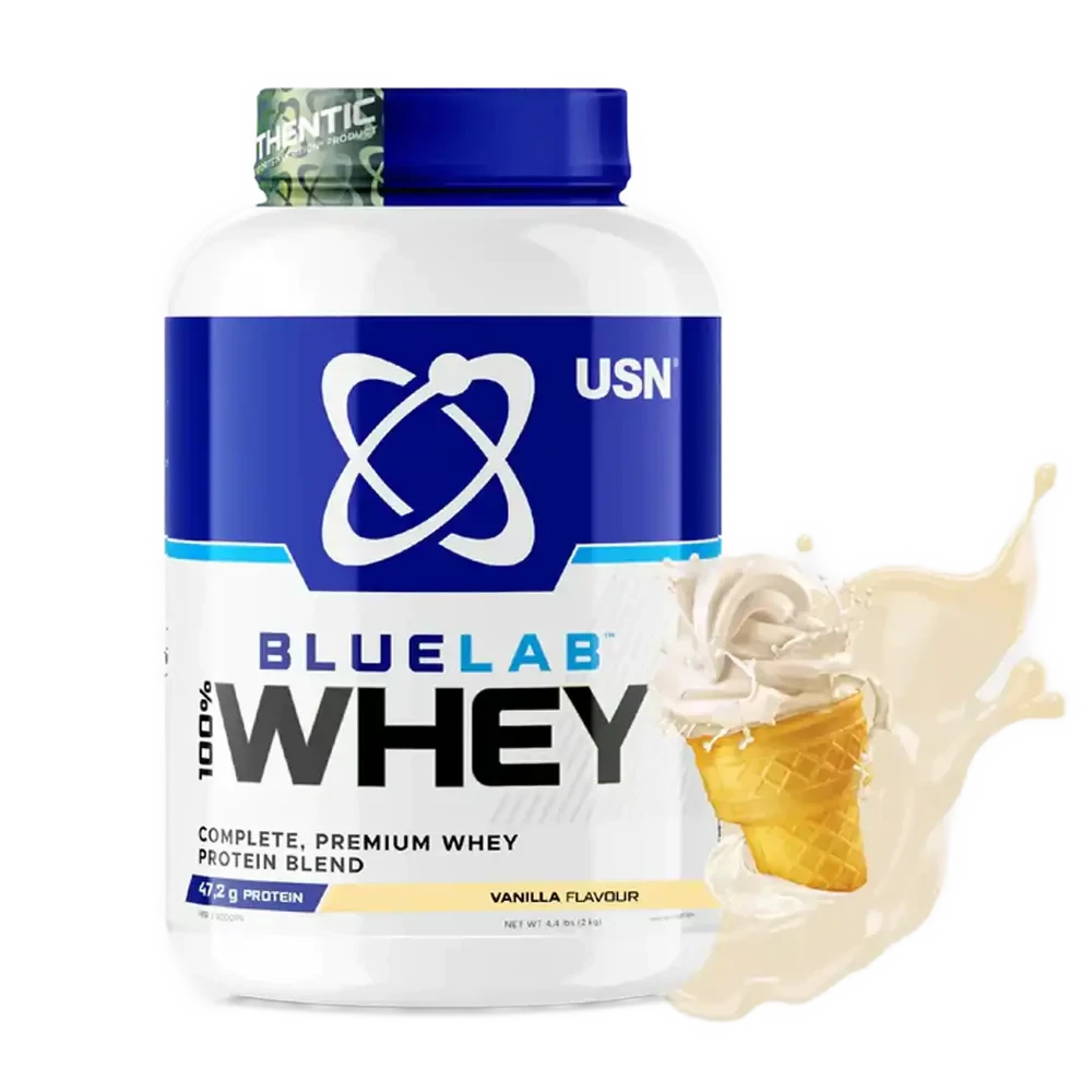 USN BLUE LAB 100% WHEY Premium Протеин 2kg-ванила