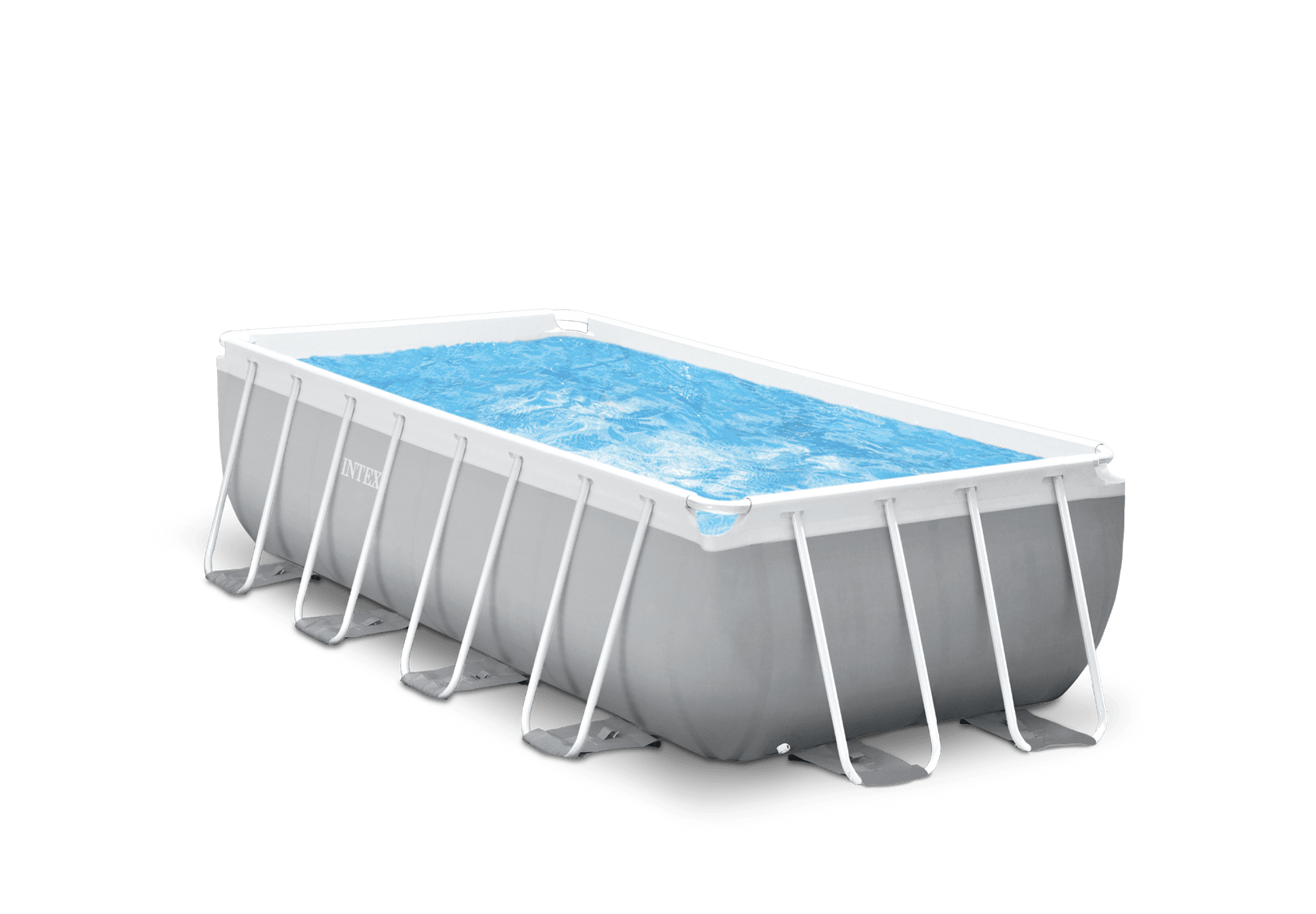 INTEX Базен Prism frame  4m x 2m x 100cm со пумпа и скали