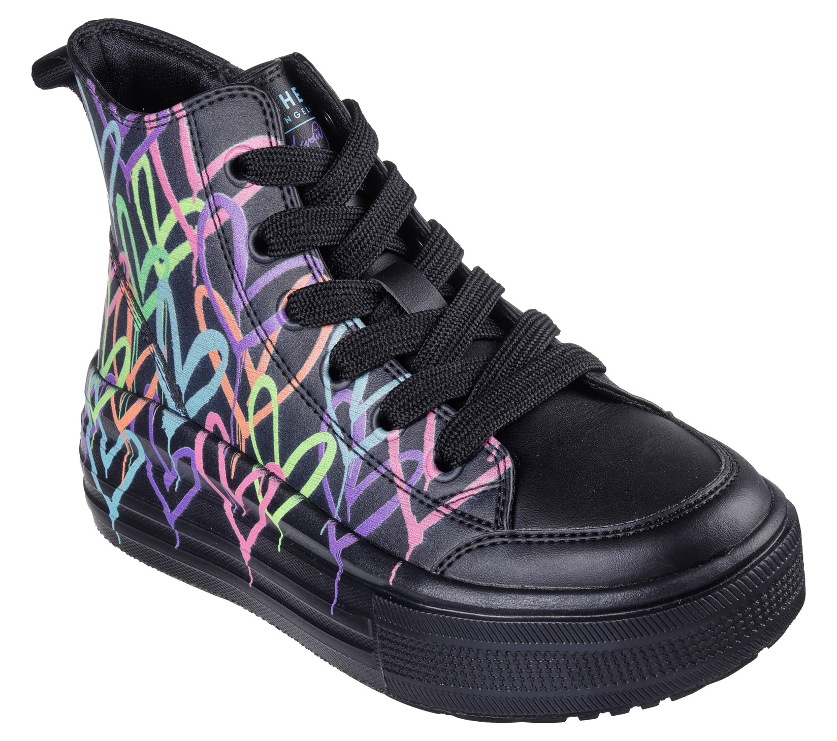 Skechers Патики за девојчиња Hyperlift - Love Daze, 314075L-BKMT, Црни