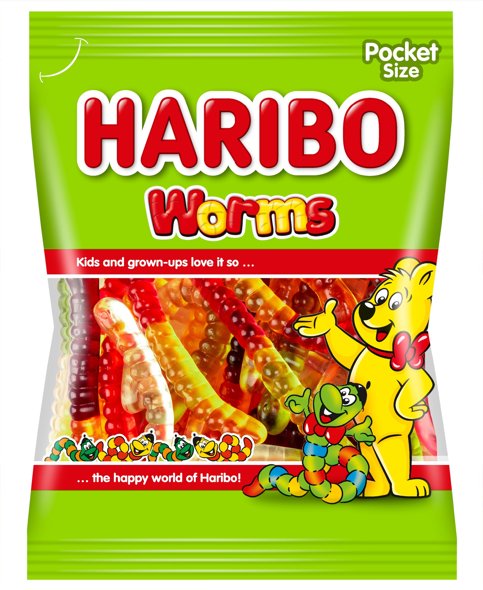 Haribo Гумени бонбони Worms