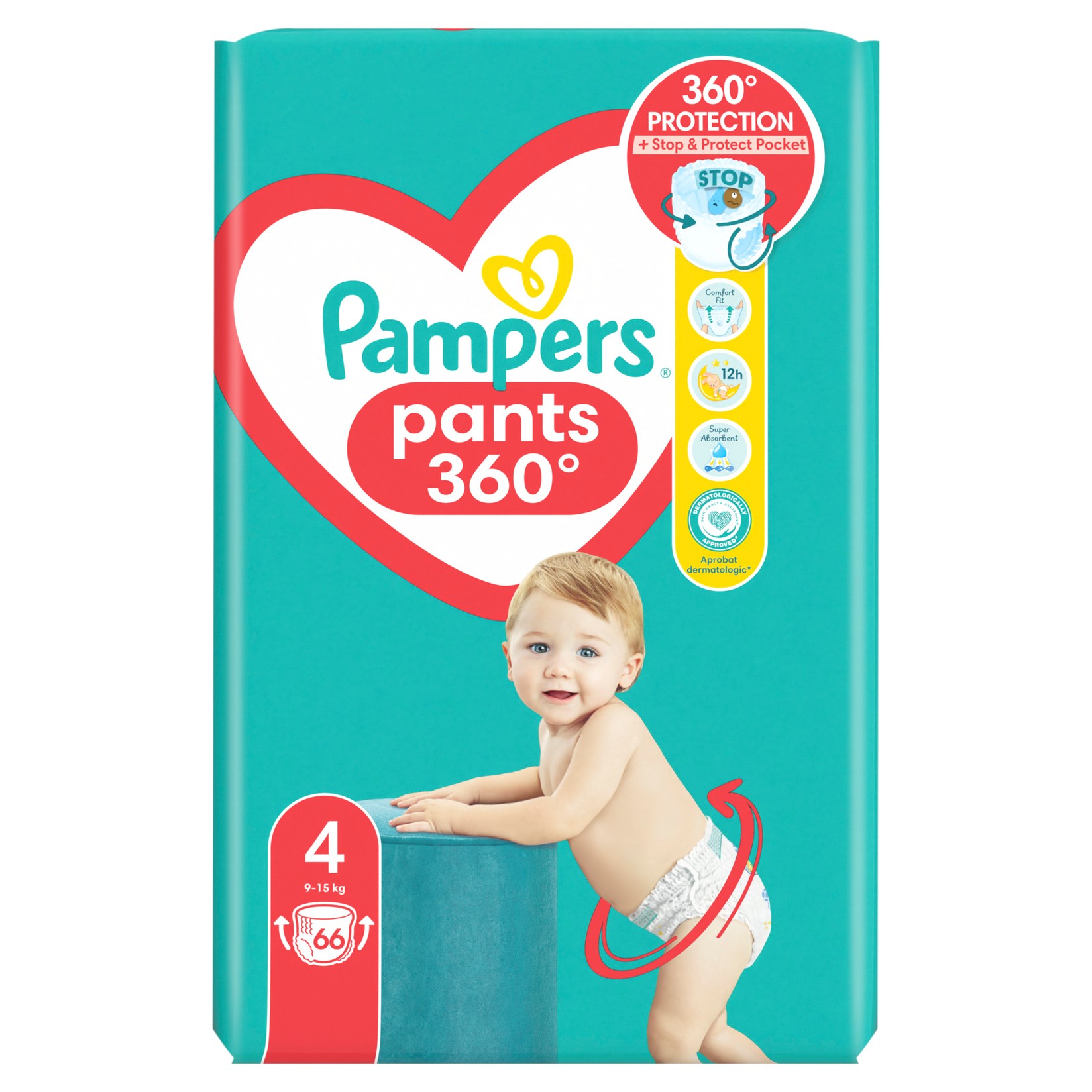 PAMPERS Гаќички за бебиња GP 4 maxi (66)
