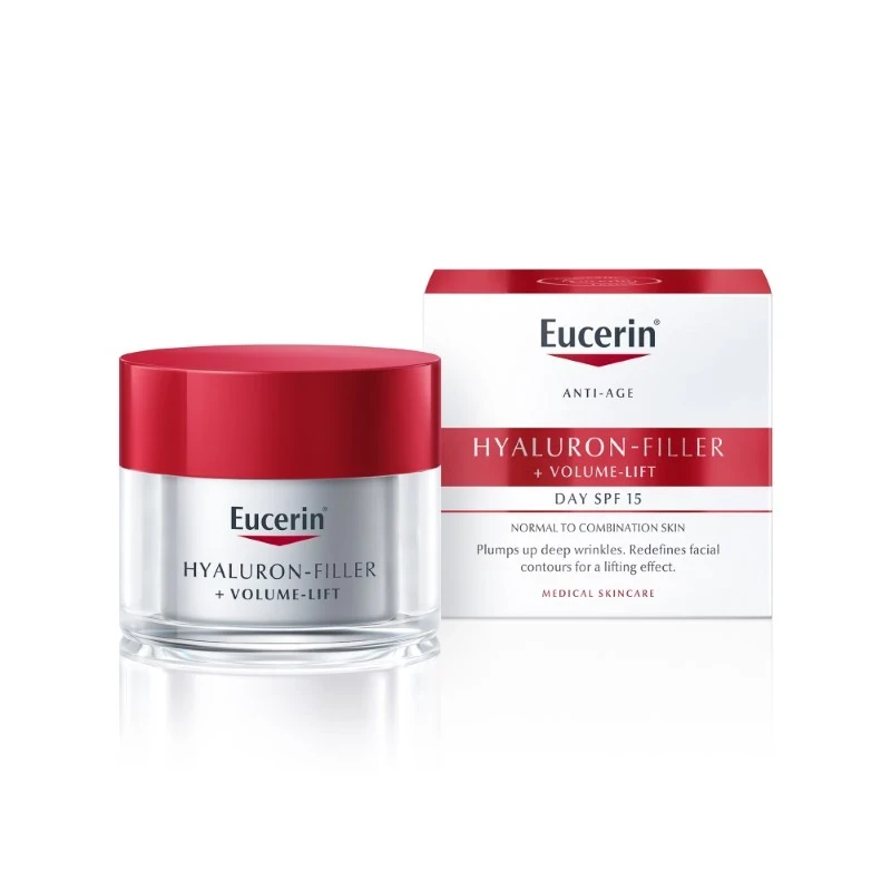 Eucerin® HYALURON-FILLER + VOLUME-LIFT за нормална кожа SPF15 50 мл