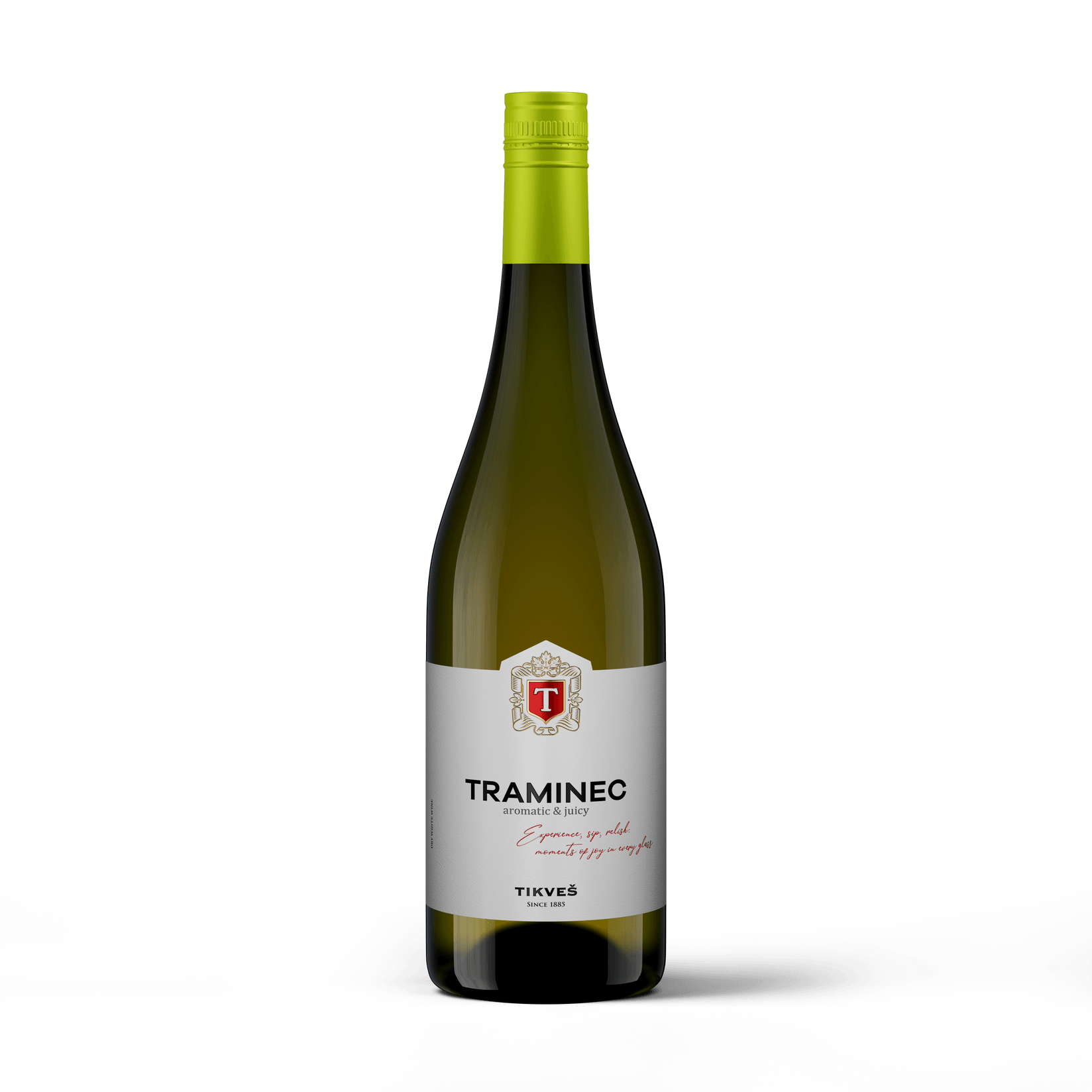 ТИКВЕШ Бело вино Траминец Класик 0.75L