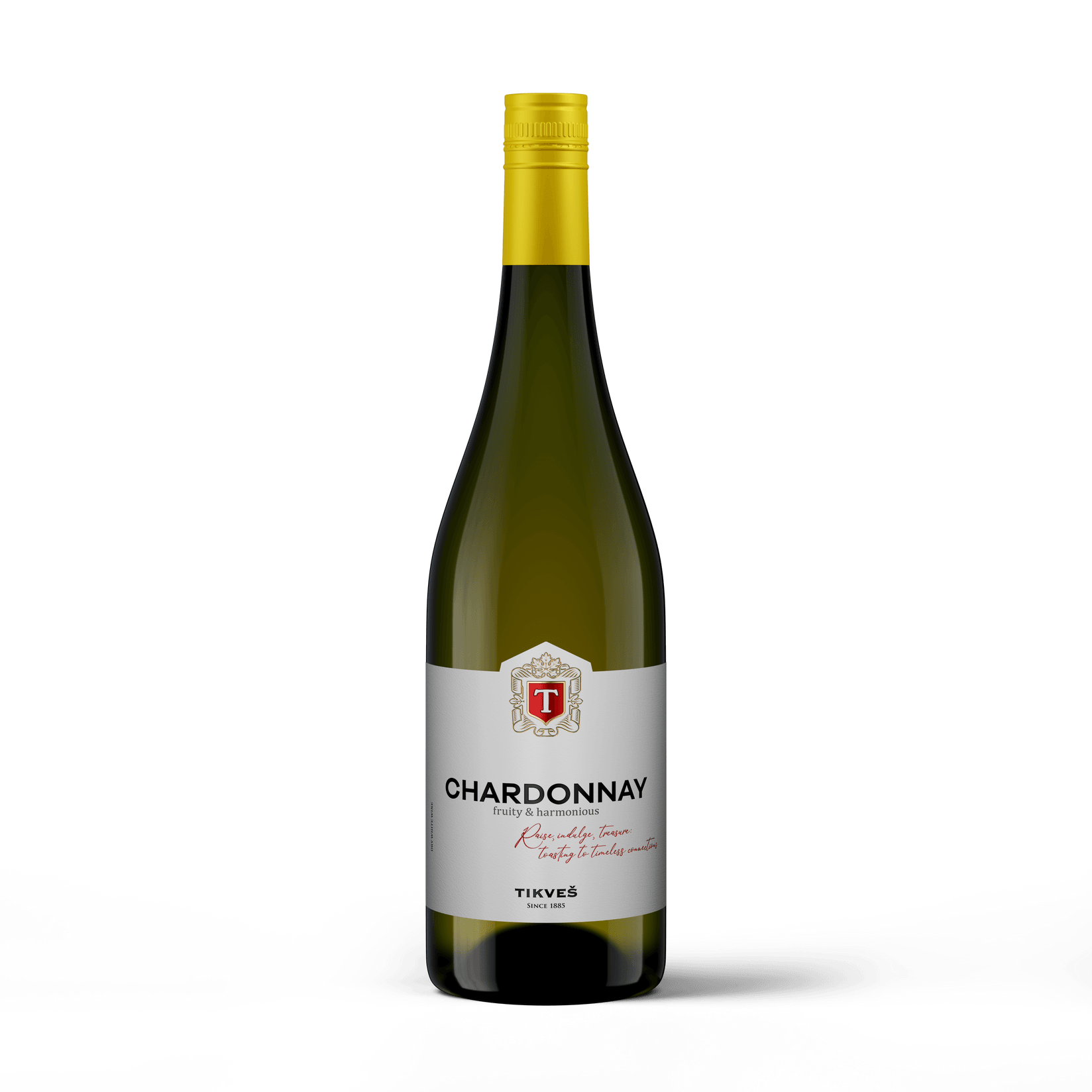 ТИКВЕШ Бело вино Шардоне 0.75L