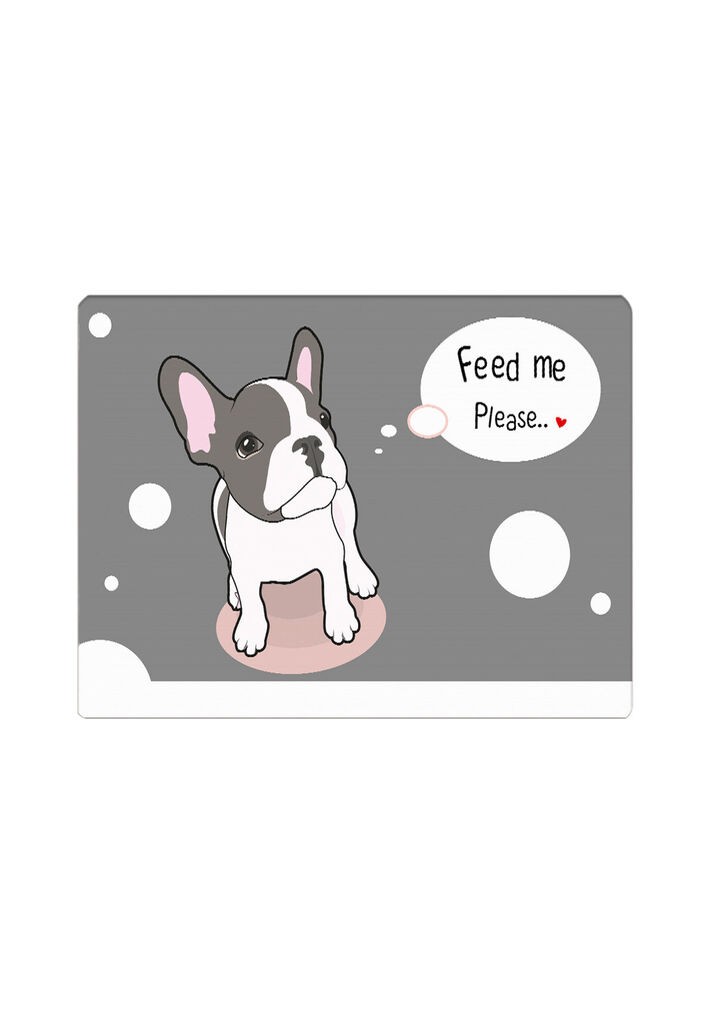 Подлога за кучиња Conceptum Hypnose Feed Me, 40x60 см, сива