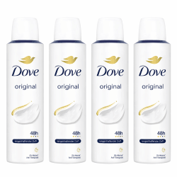 Dove Original Део спреј за жени сет 4x150ml