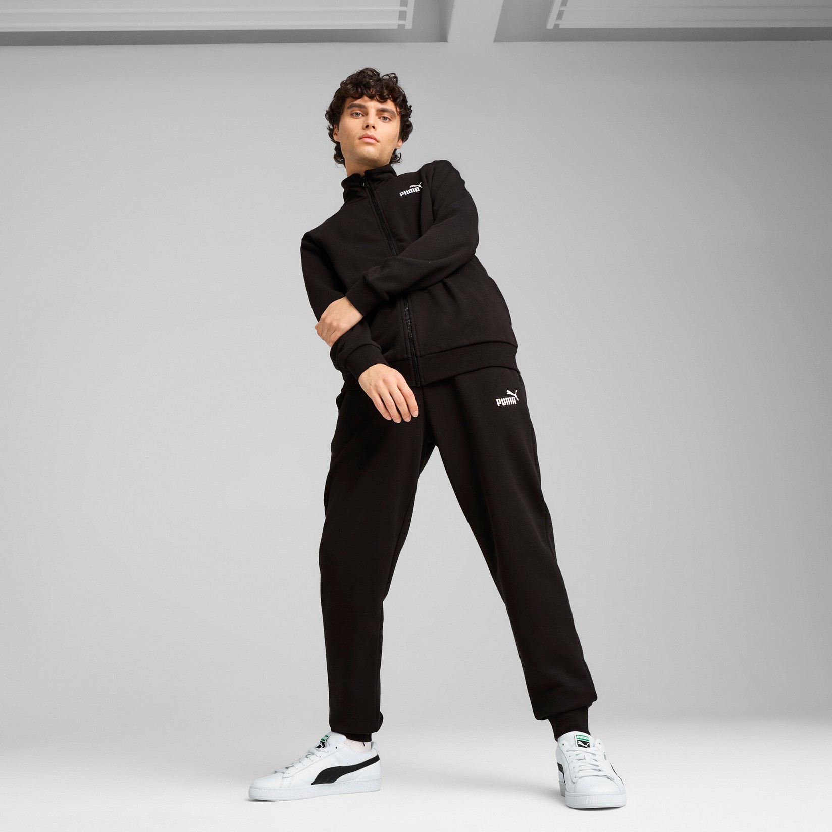 PUMA Машка комплет тренерка ESS Sweat Suit TR, 684848-01, Црна