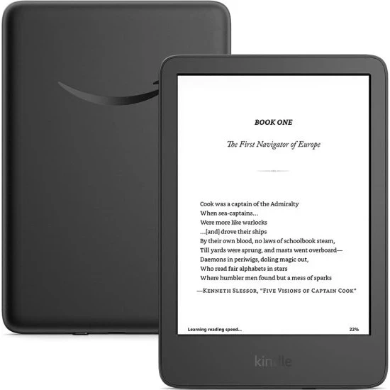 Kindle Book Reader Amazon Touch 16GB (2024) 6", црна