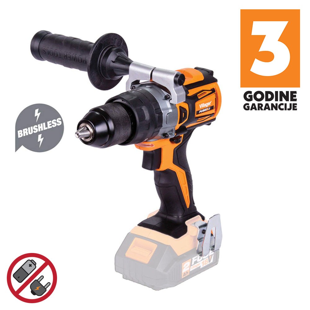 Villager Fuse Безжична ударна дупчалка VLP 5120 без батерија