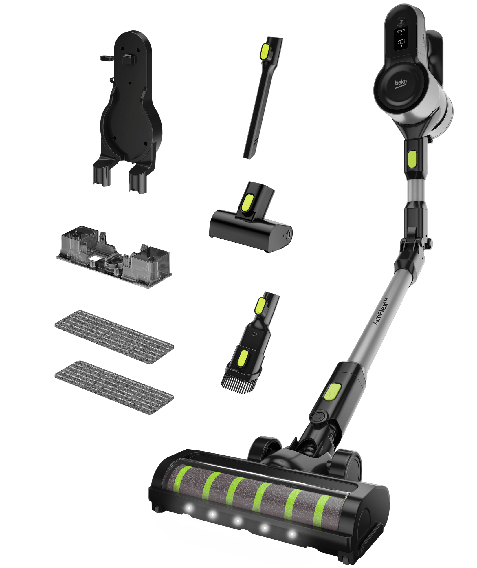 Правосмукалка BEKO Stick VRT 84225 VI, 100W, флексибилна, 45 минути работа, црна