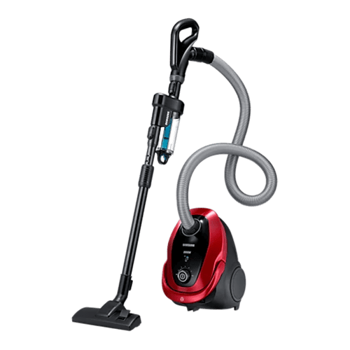 Samsung Правосмукалка со кеса VC20M257AWR AD, 2,5 л, 460 W, црвена